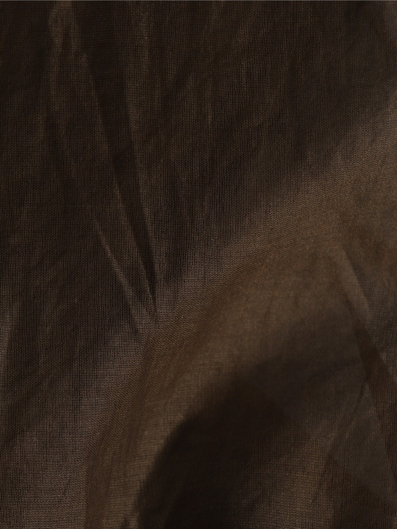 Sheer Starched Cotton Dress 詳細画像 brown 4