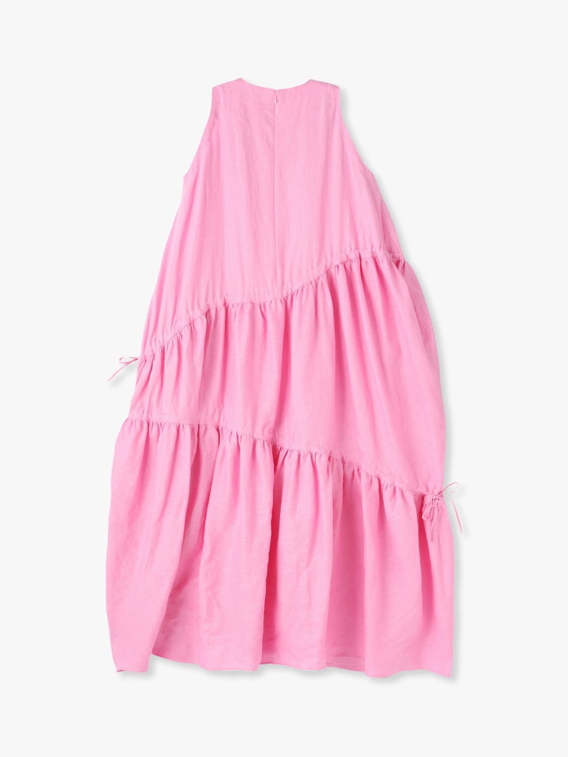 Tiered Sleeveless Dress 詳細画像 pink 1