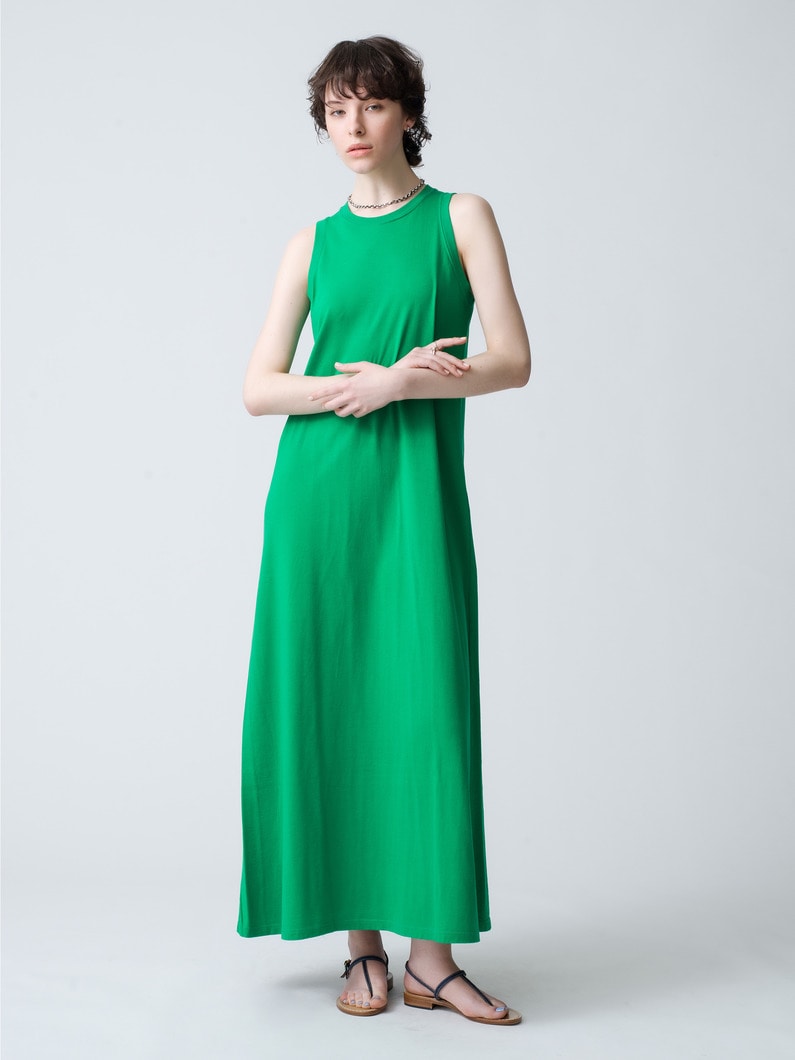 Extra Mini Urake Dress (beige/green/black) 詳細画像 green 1