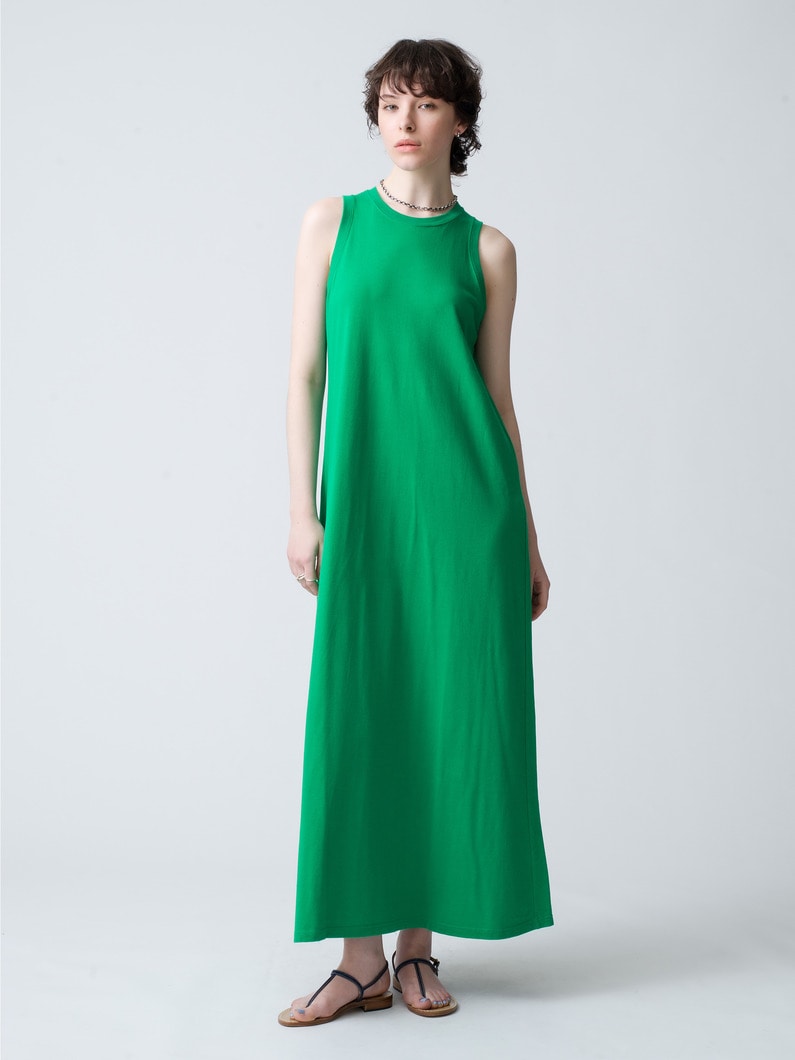 Extra Mini Urake Dress (beige/green/black) 詳細画像 green 2