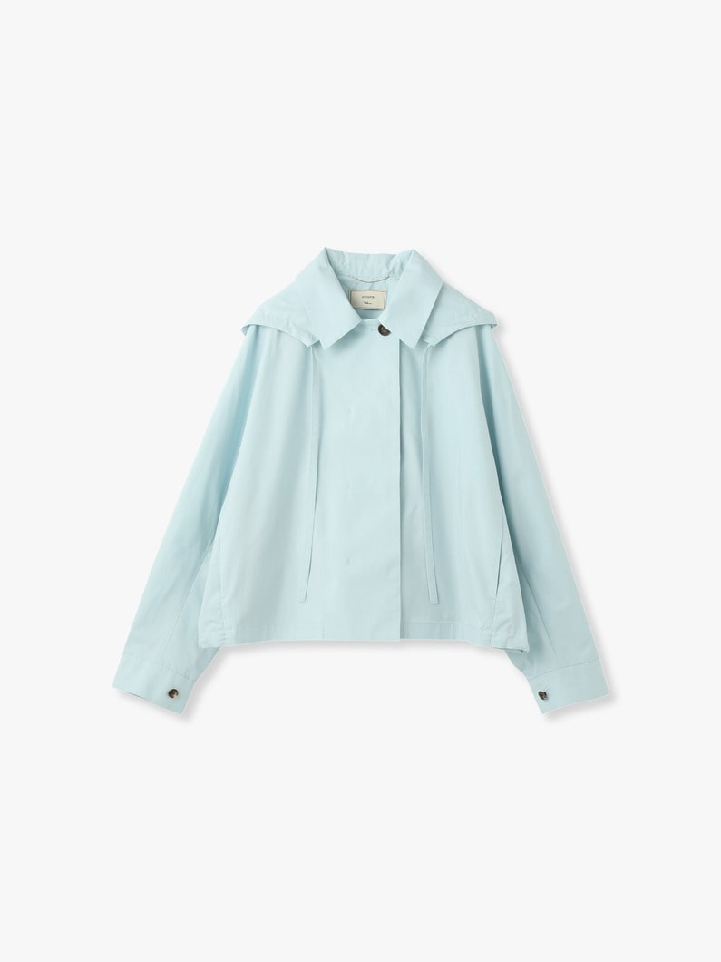 High Count Silk Cotton Jacket (light blue)｜ebure(エブール)｜Ron 