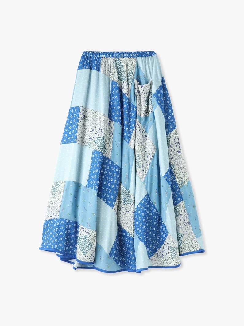 Patchwork Skirt 詳細画像 blue 1