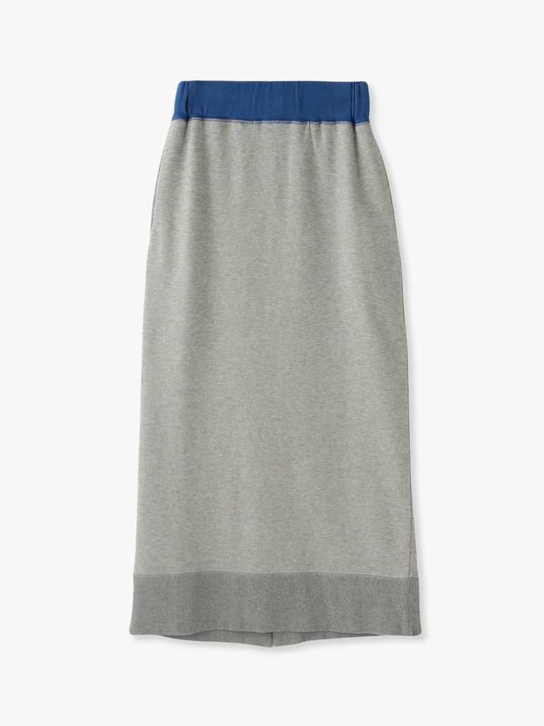 Contrast Color Sweat Skirt 詳細画像 gray