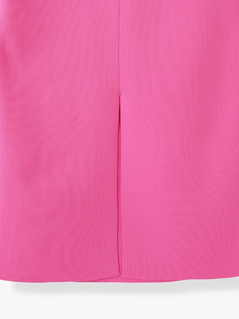 Recycled Polyester Knit Skirt 詳細画像 pink 2