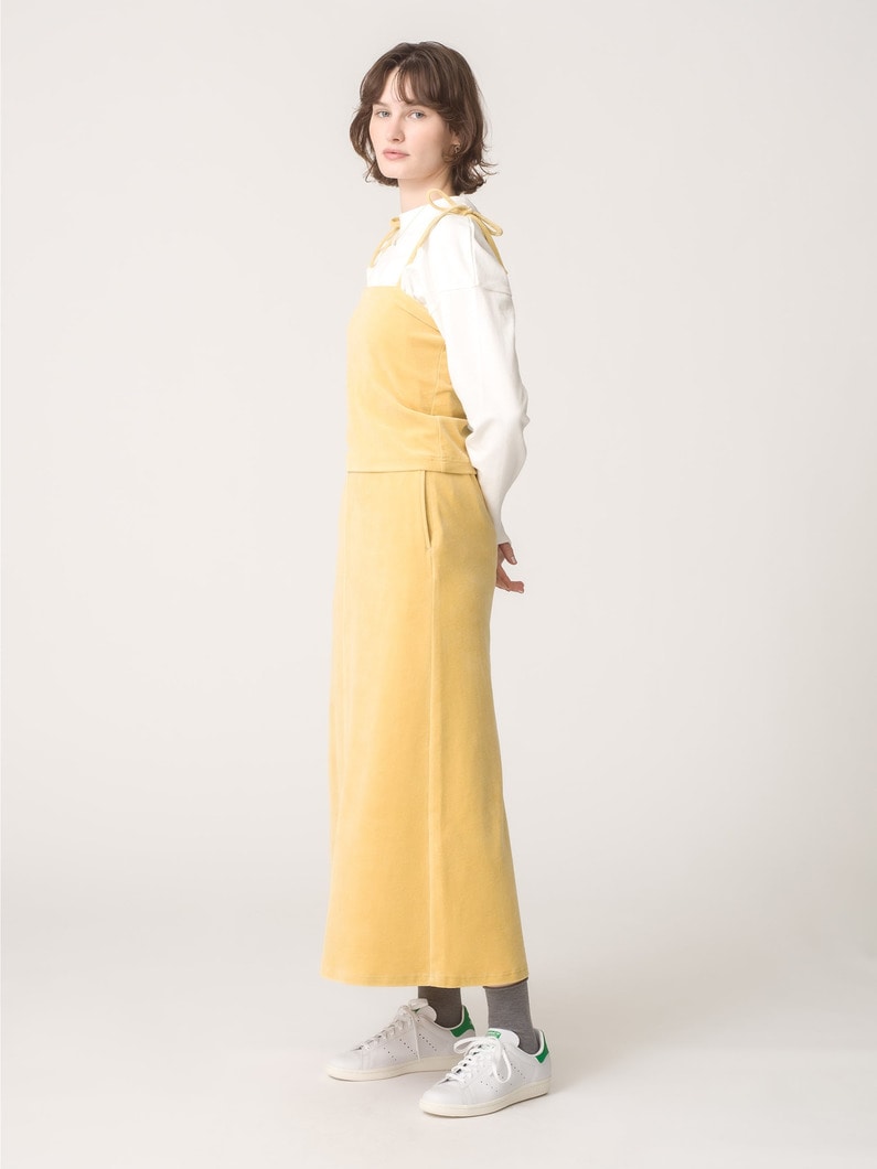Velour Skirt 詳細画像 yellow 2