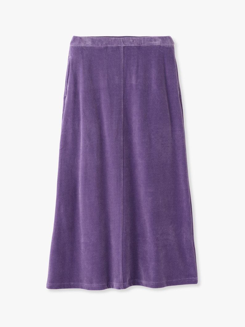 Velour Skirt 詳細画像 lavender 4