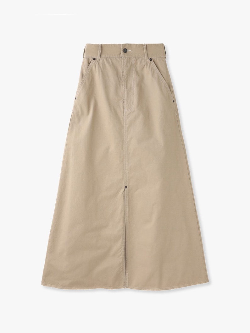 Organic Cotton A Line Skirt 詳細画像 beige 4