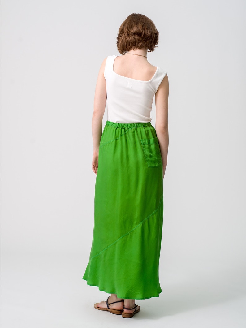 Garment Dye Skirt 詳細画像 green 2