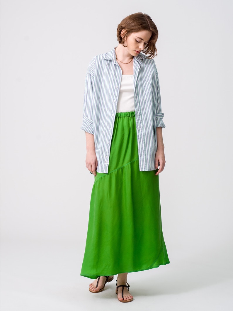 Garment Dye Skirt 詳細画像 green 3