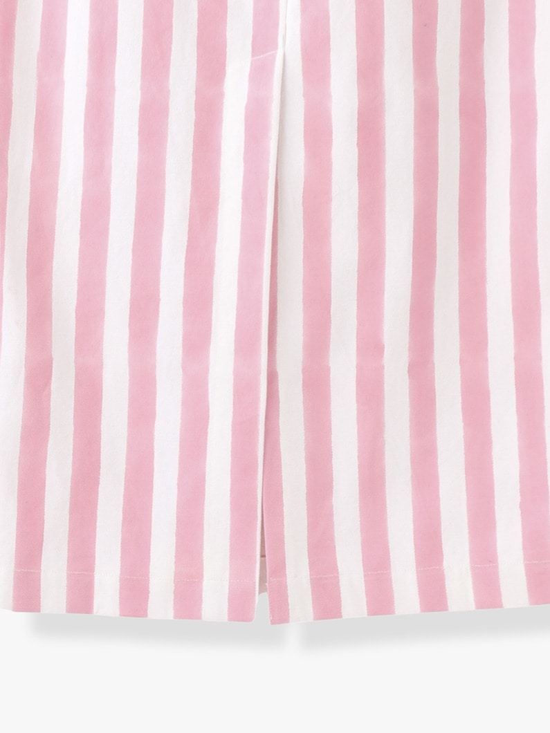Thick Striped Canvas Skirt 詳細画像 pink 3