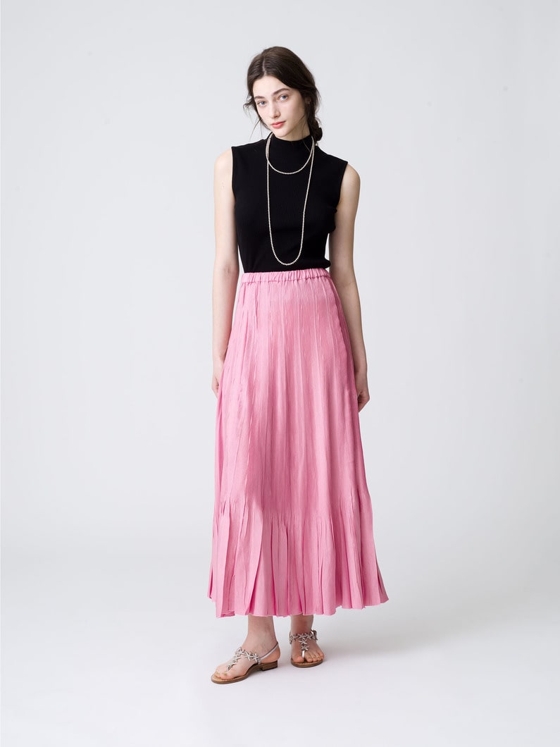Random Pleats Skirt 詳細画像 pink 1