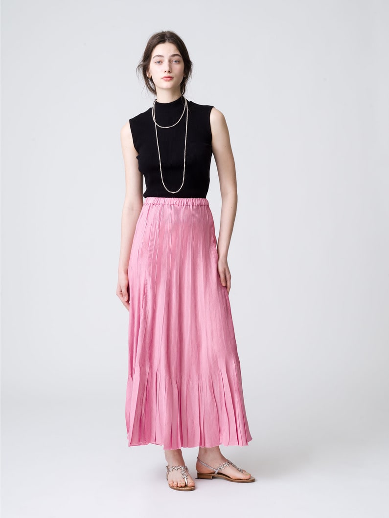 Random Pleats Skirt 詳細画像 pink 2