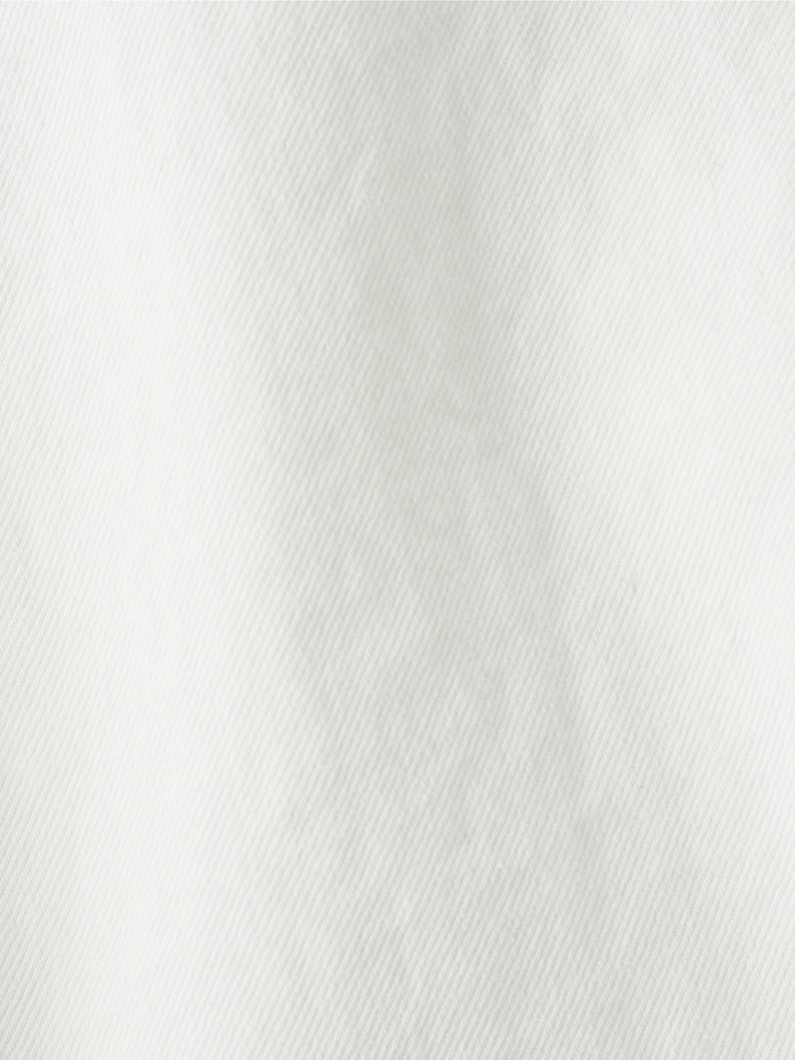 Maxi Flare Denim Skirt (white) 詳細画像 white 4