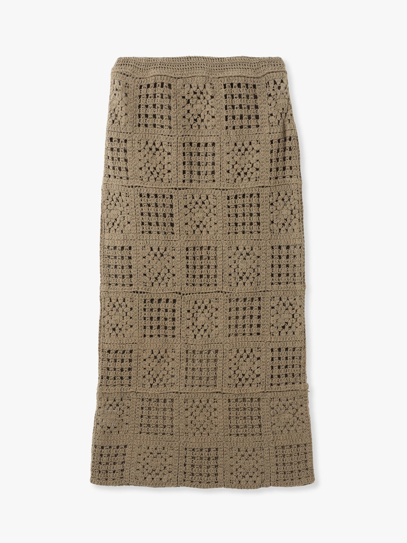 Crochet Skirt 詳細画像 ivory 1