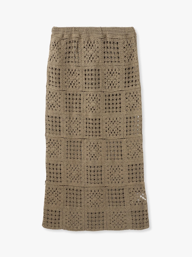 Crochet Skirt 詳細画像 brown 4