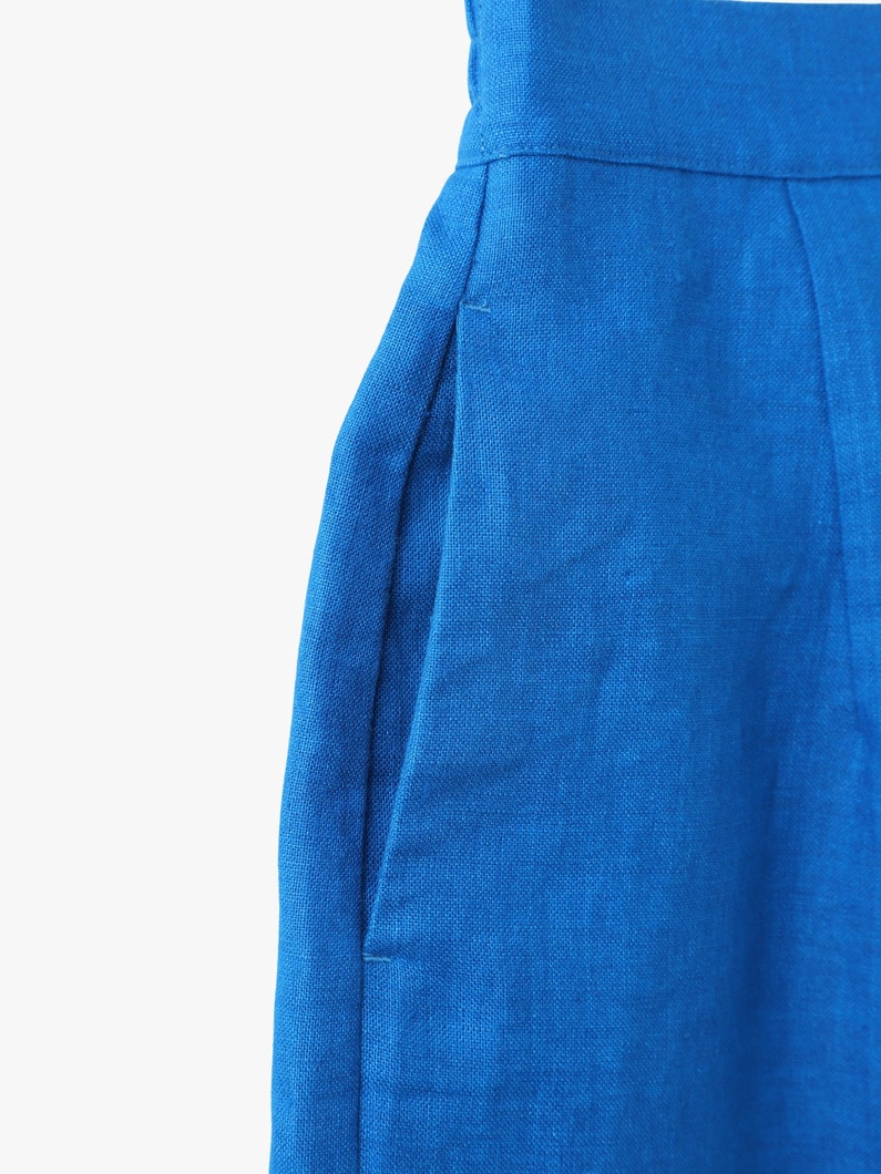 Linen Skirt 詳細画像 blue 2