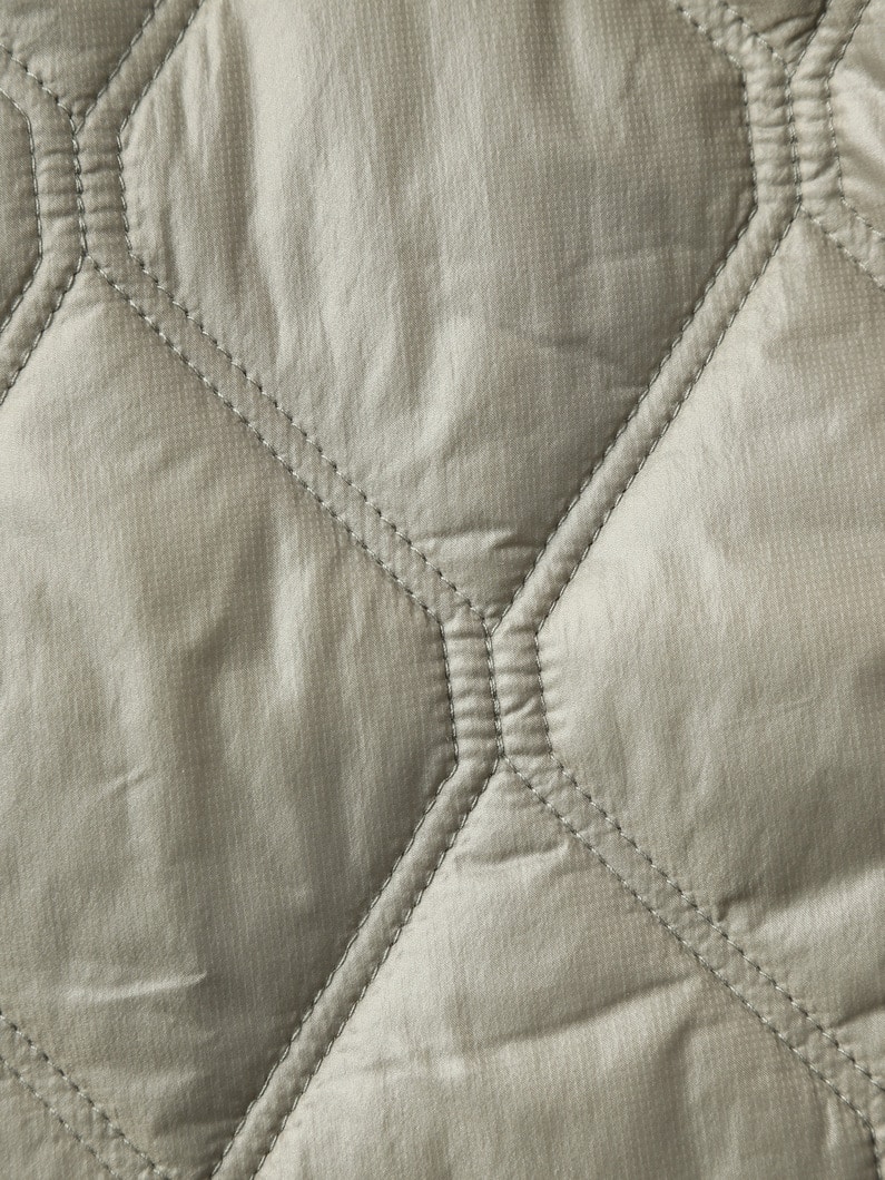 Shiny Quilt Midi Skirt 詳細画像 beige 3