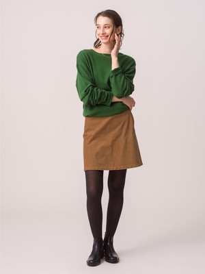 Organic Cotton Twill Corduroy Mini Skirt｜RH Vintage(アールエイチ