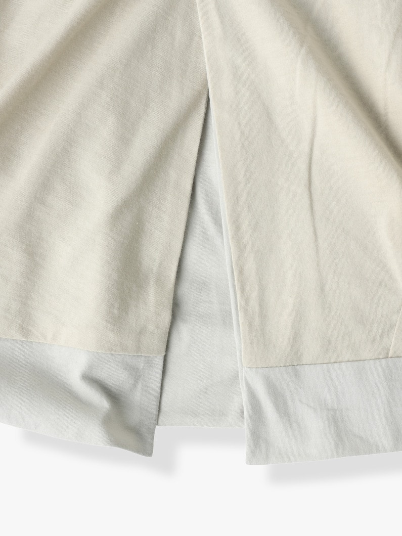 Layered Tuck Skirt (beige / cream) 詳細画像 beige 2