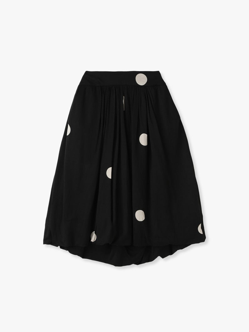 Polka Dots Skirt 詳細画像 black 1