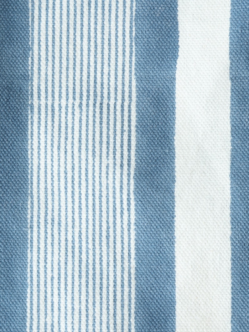 Seaside Striped Canvas Skirt 詳細画像 blue 5