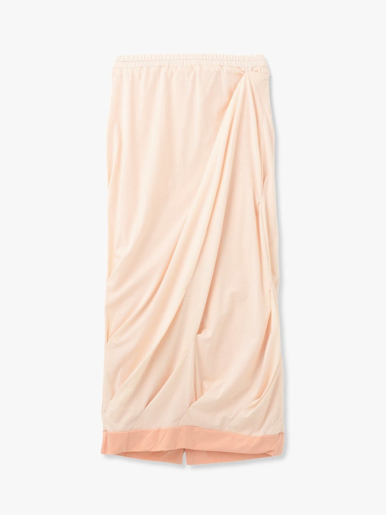 Layered Tuck Skirt (pink) 詳細画像 pink 4