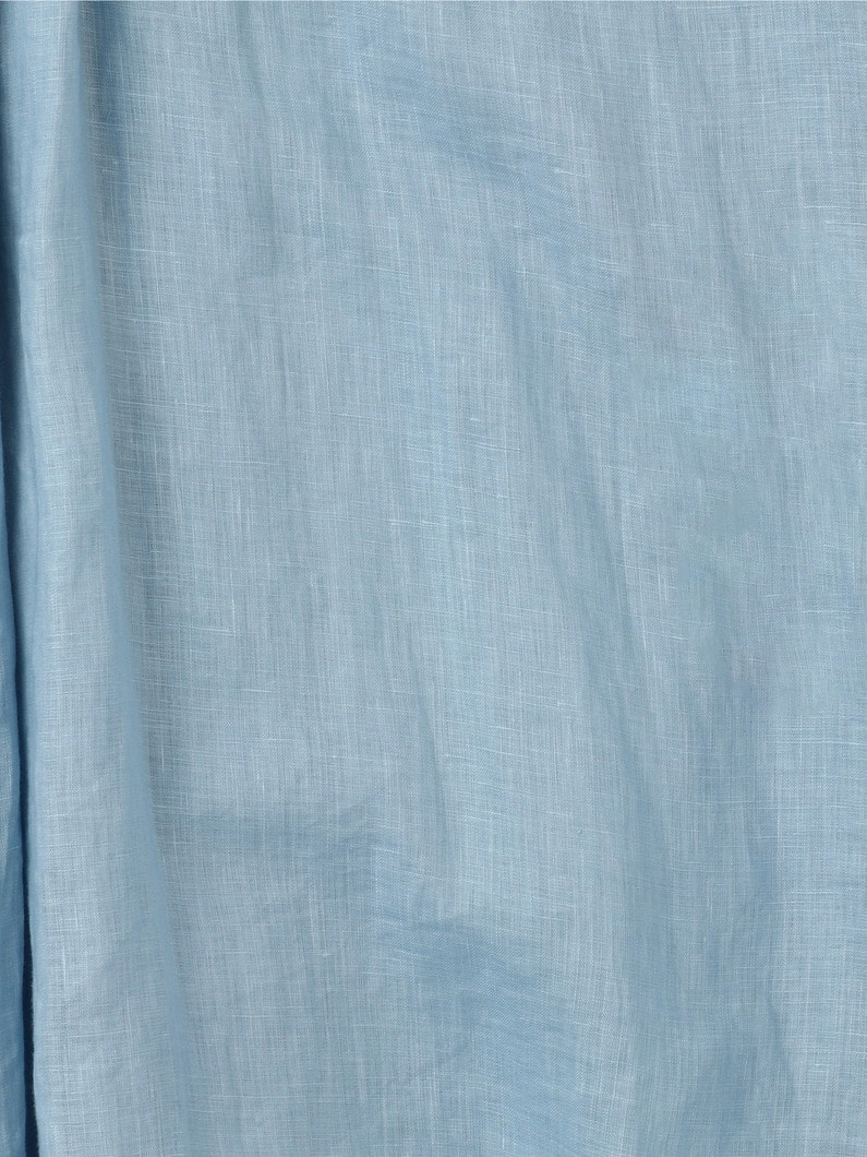 Natural Dyed Linen Lawn Gatherd Skirt (blue) 詳細画像 blue 4