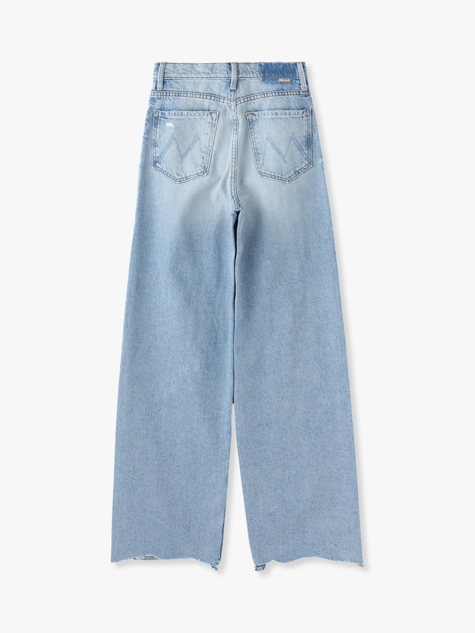 High Waisted Spinner Zip Heel Chew Denim Pants｜MOTHER(マザー