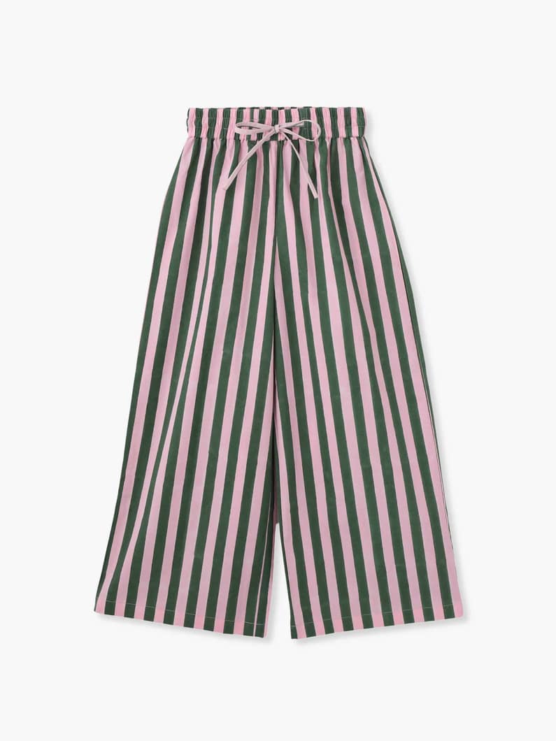 Thick Striped Drawstring Pants 詳細画像 pink 3