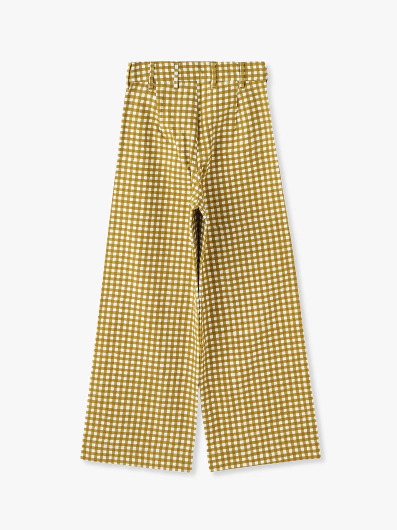 Checkered Disco Pants 詳細画像 camel 1