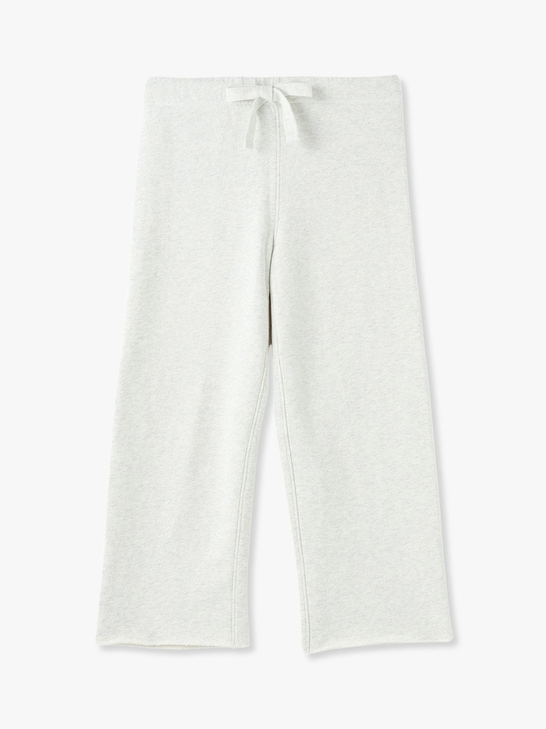 Cotton Wide Sweat Easy Pants (light gray) 詳細画像 light gray 1