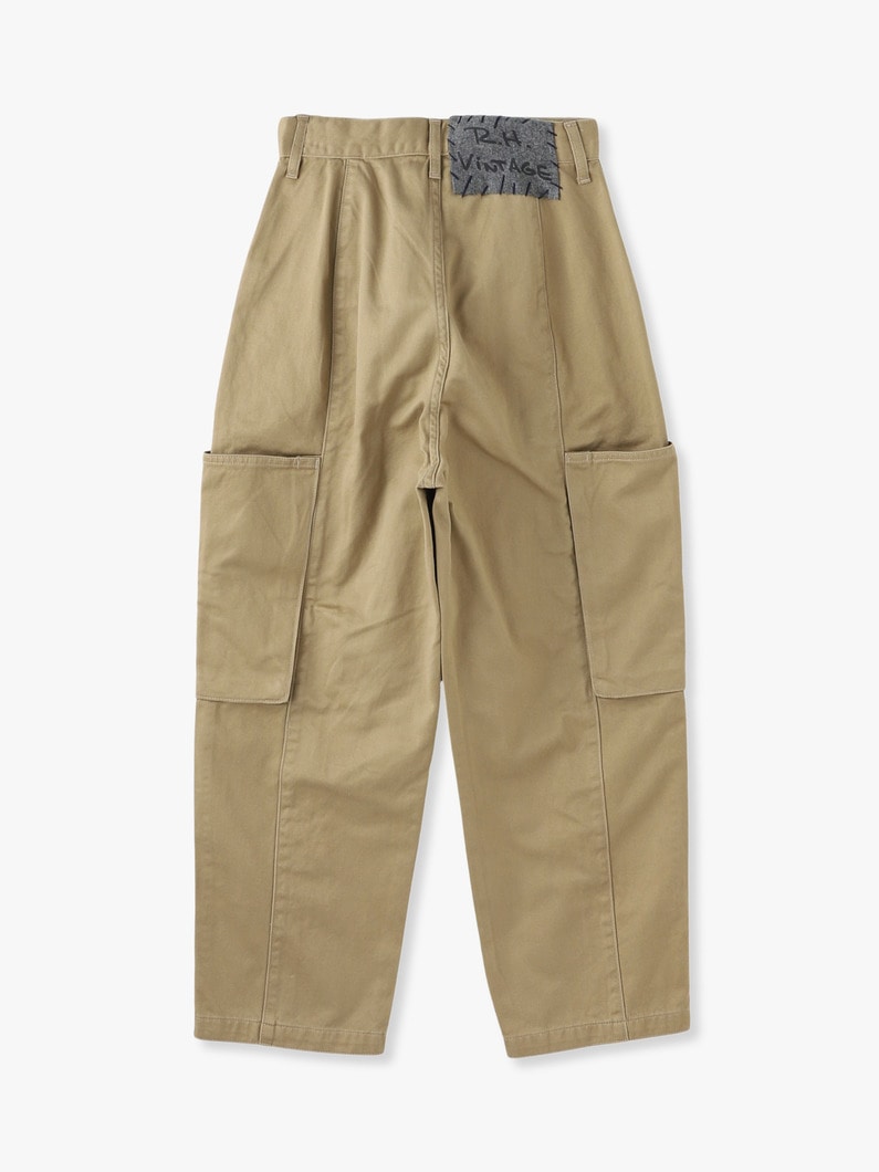 French Army Cropped Pants 詳細画像 beige 1