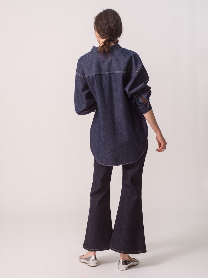 Organic Cotton Stretch Flare Denim Pants｜RH Vintage(アールエイチ ...