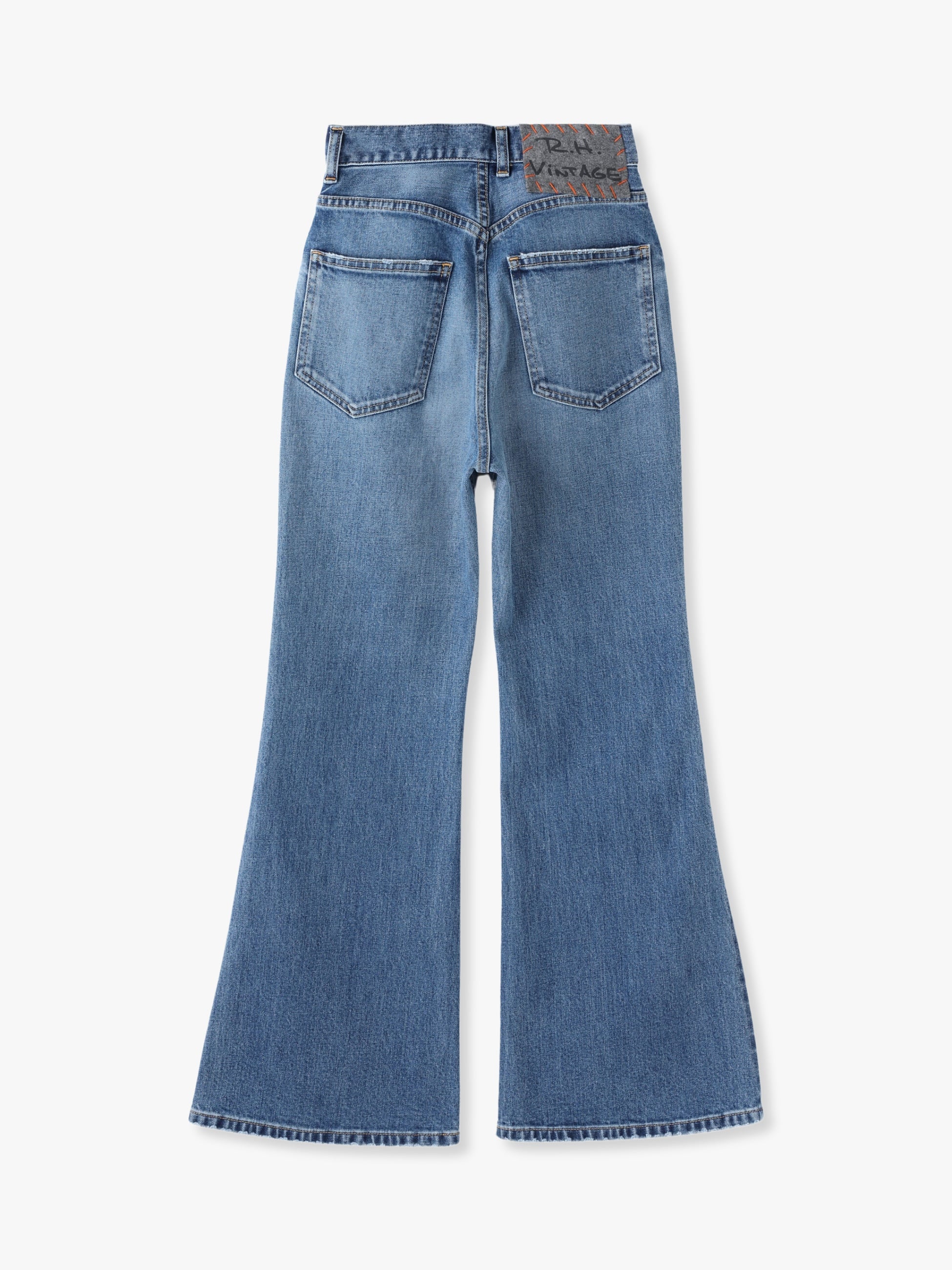 Organic Cotton Stretch Flare Denim Pants｜RH Vintage(アールエイチ ...