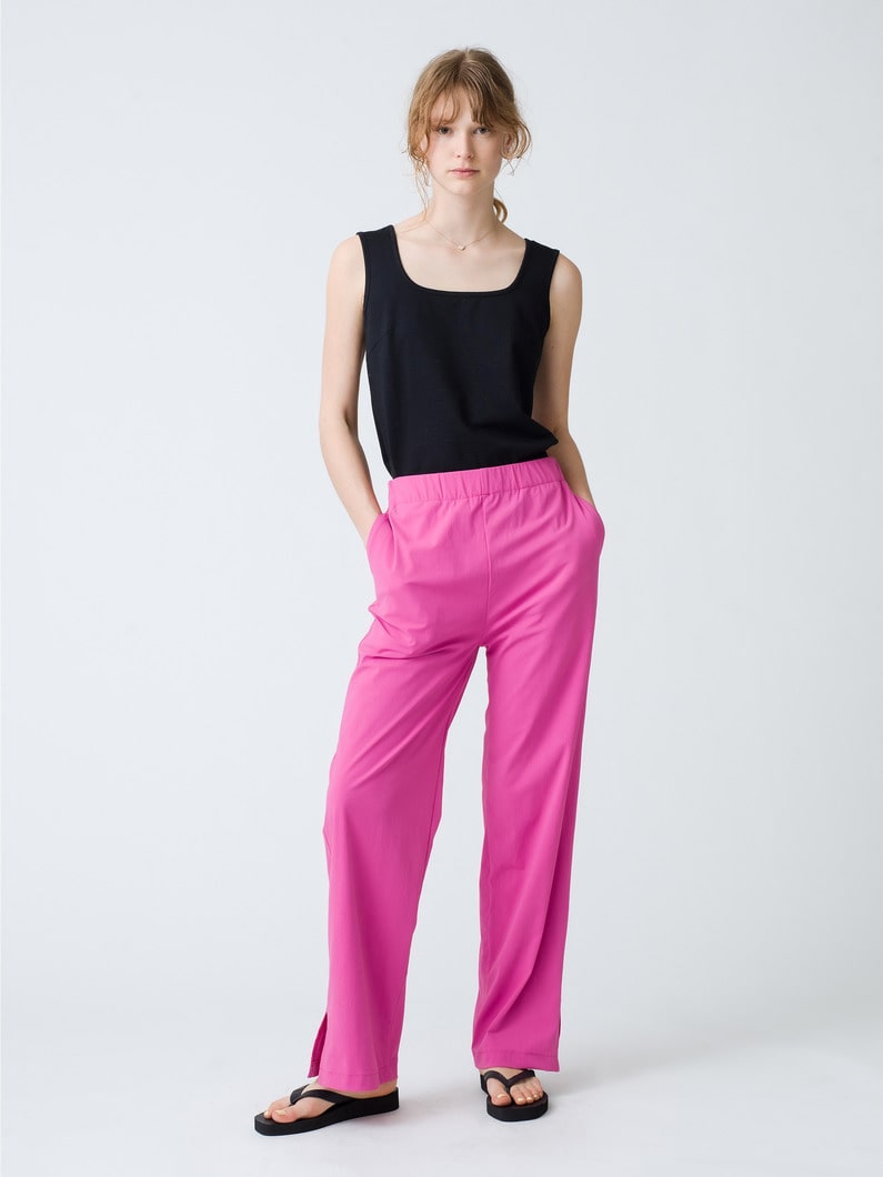 Stretch Nylon Color Pants 詳細画像 pink 1