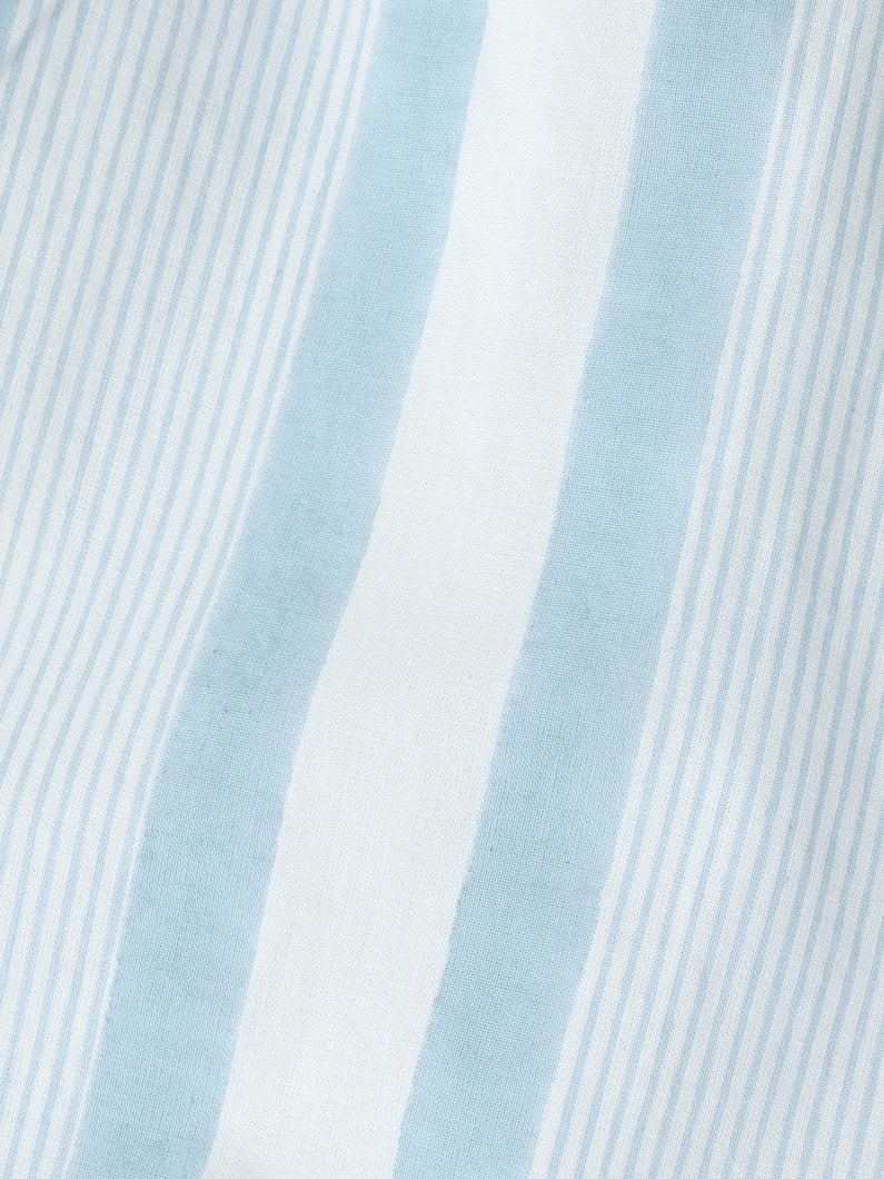 Seaside Striped Drawstring Shorts 詳細画像 light blue 3