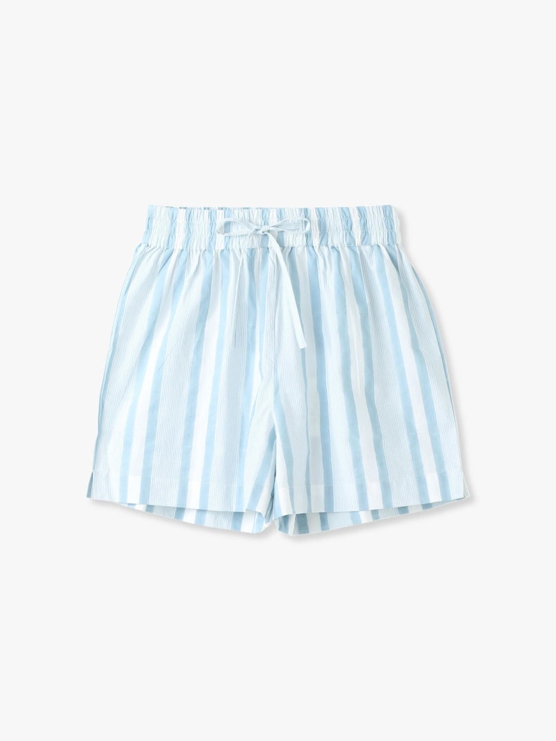 Seaside Striped Drawstring Shorts 詳細画像 light blue 5