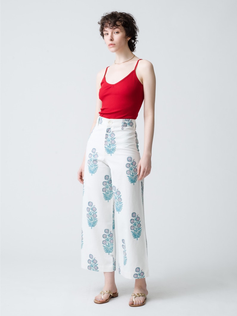 Poppy Print Disco Pants 詳細画像 light blue 1