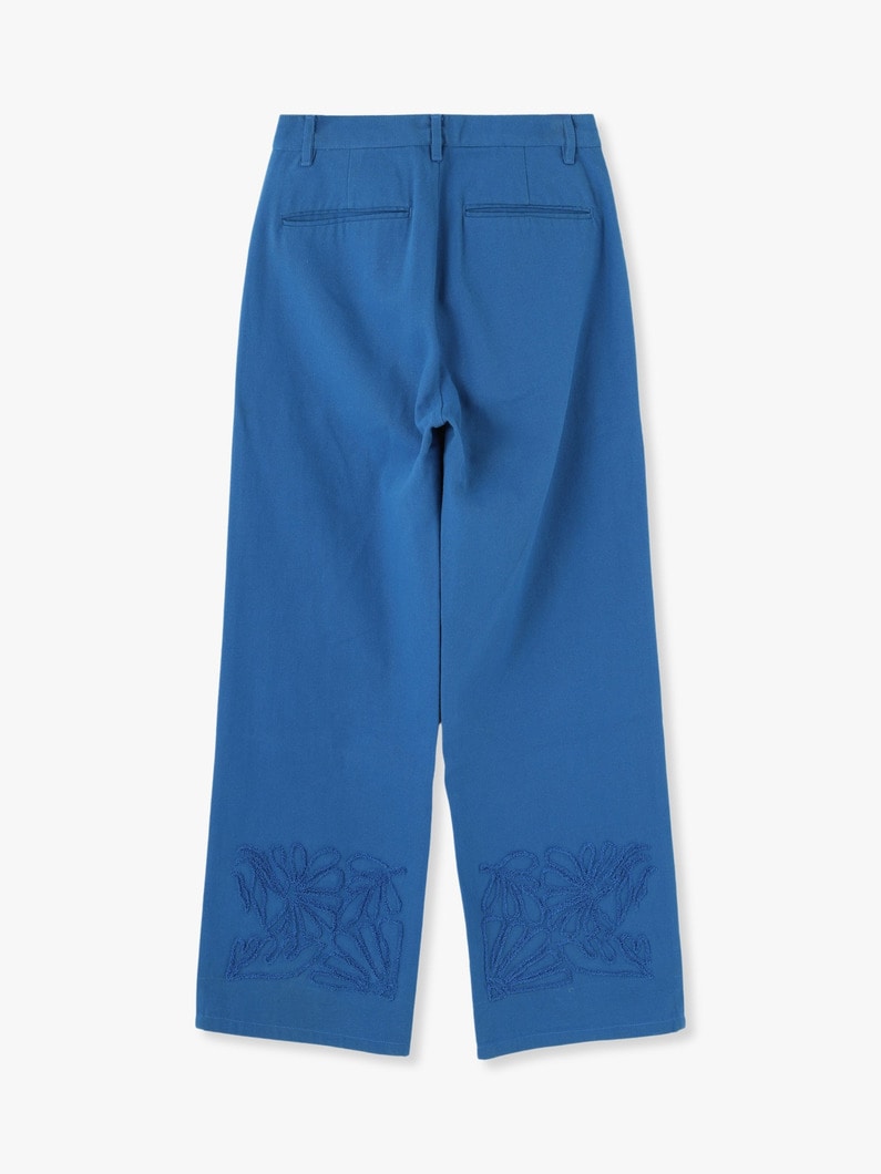 Embroidery Pants 詳細画像 blue 1