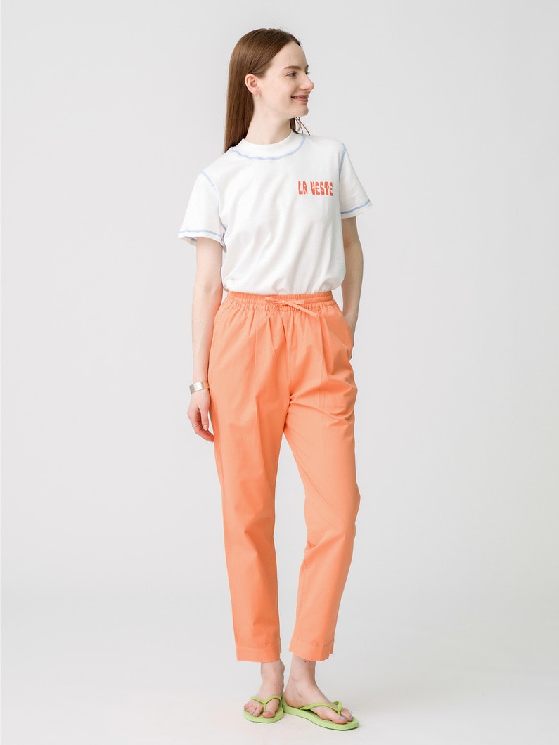 Flat Jacquard Pants 詳細画像 orange