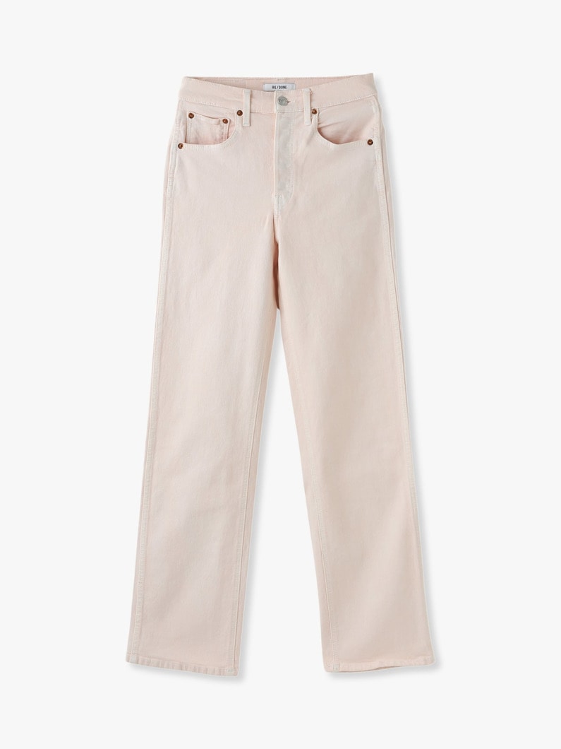 90s High Rise Loose Denim Pants (light pink) 詳細画像 light pink 6