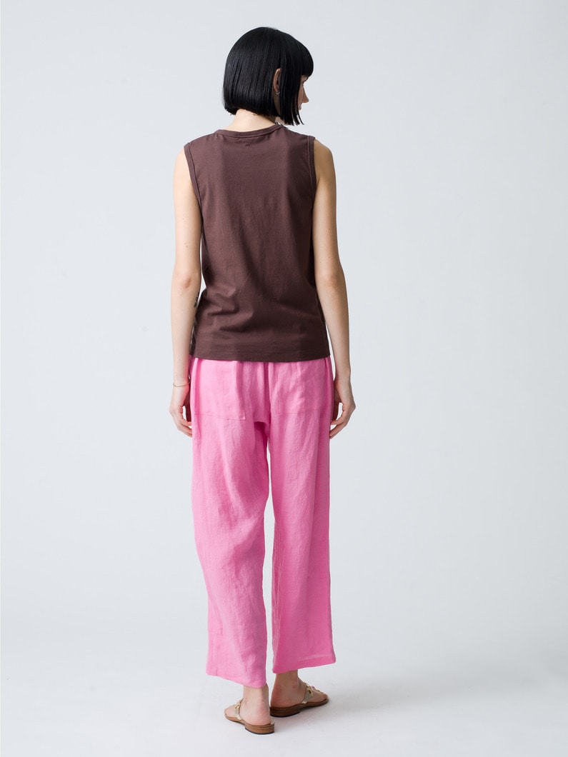Linen Color Pants 詳細画像 pink 3
