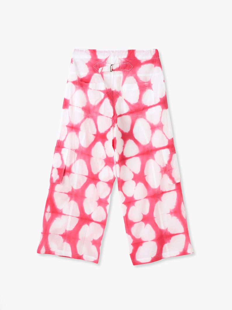 Tabi Bubblegum Shibori Cargo Pants 詳細画像 pink 2