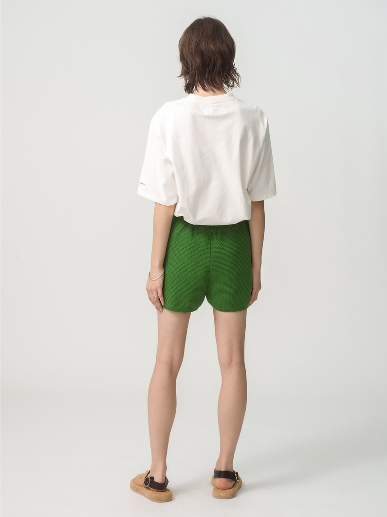Cotton Knit Shorts 詳細画像 light green 3