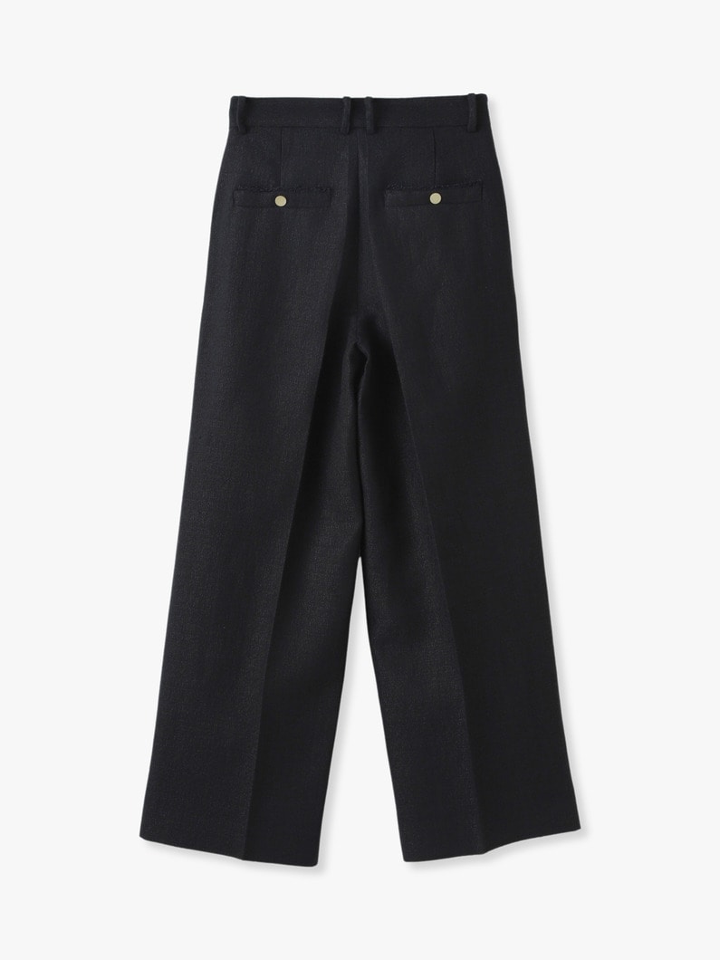 Linen Tweed Pants 詳細画像 dark navy 1