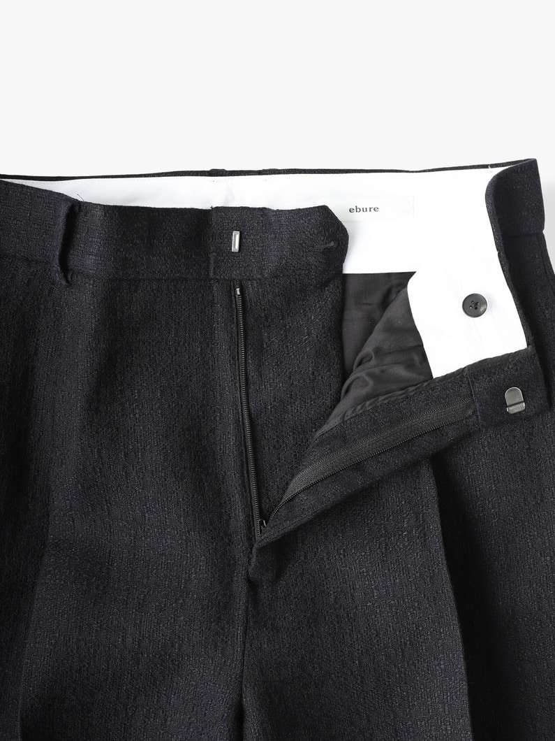 Linen Tweed Pants 詳細画像 dark navy 3