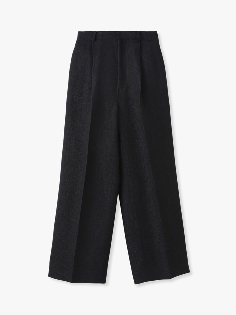 Linen Tweed Pants 詳細画像 dark navy 1