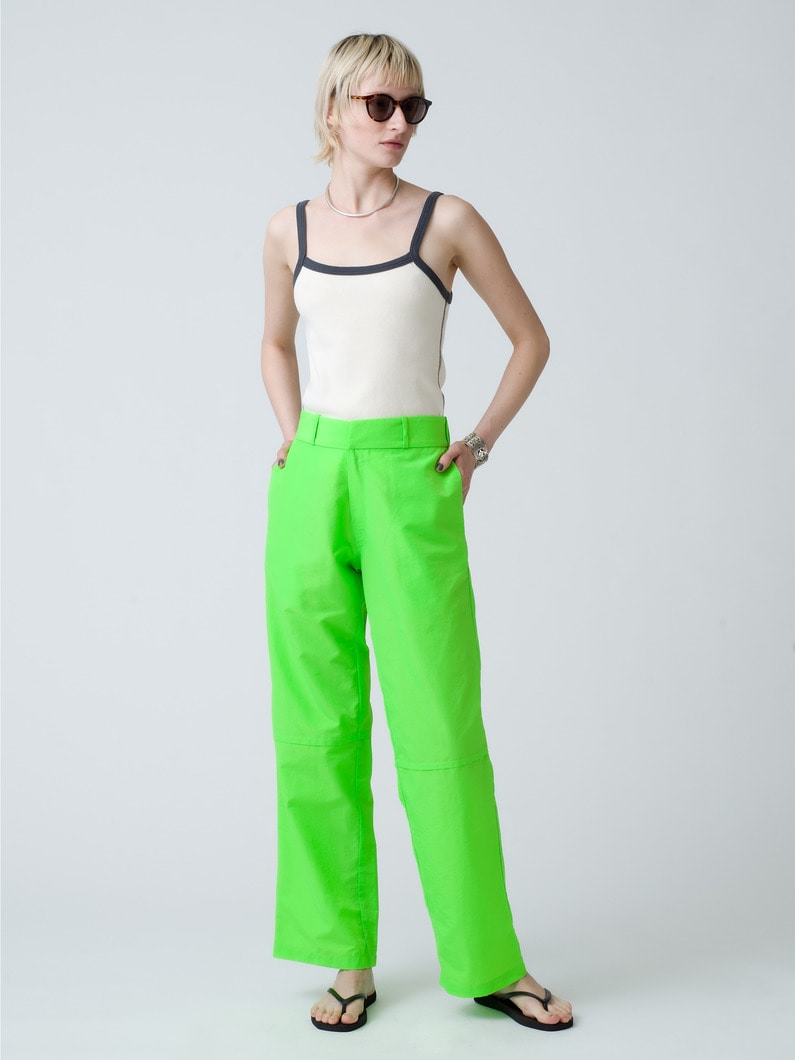 Nylon Color Pants (red/beige/lime) 詳細画像 lime 1