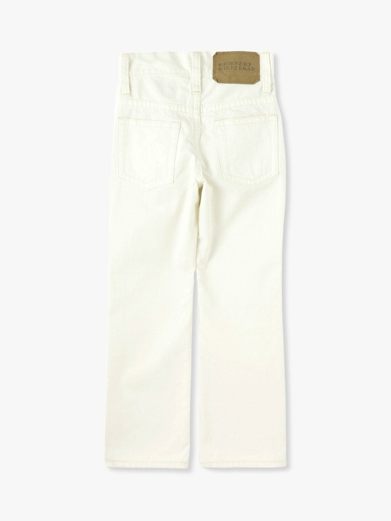 Juvenile Flare White Denim Pants 詳細画像 white 1