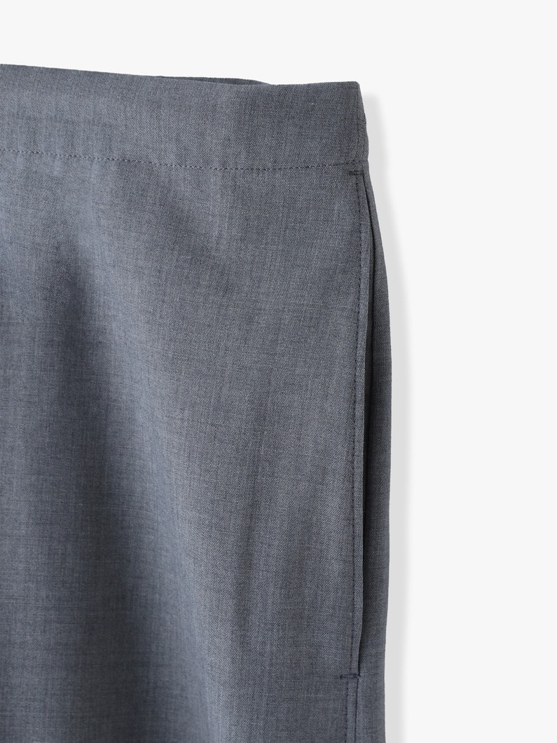 Wool Tropical Easy Pants 詳細画像 top gray 2